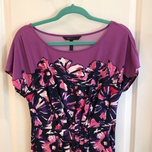 BCBG Pink & Purple Dress